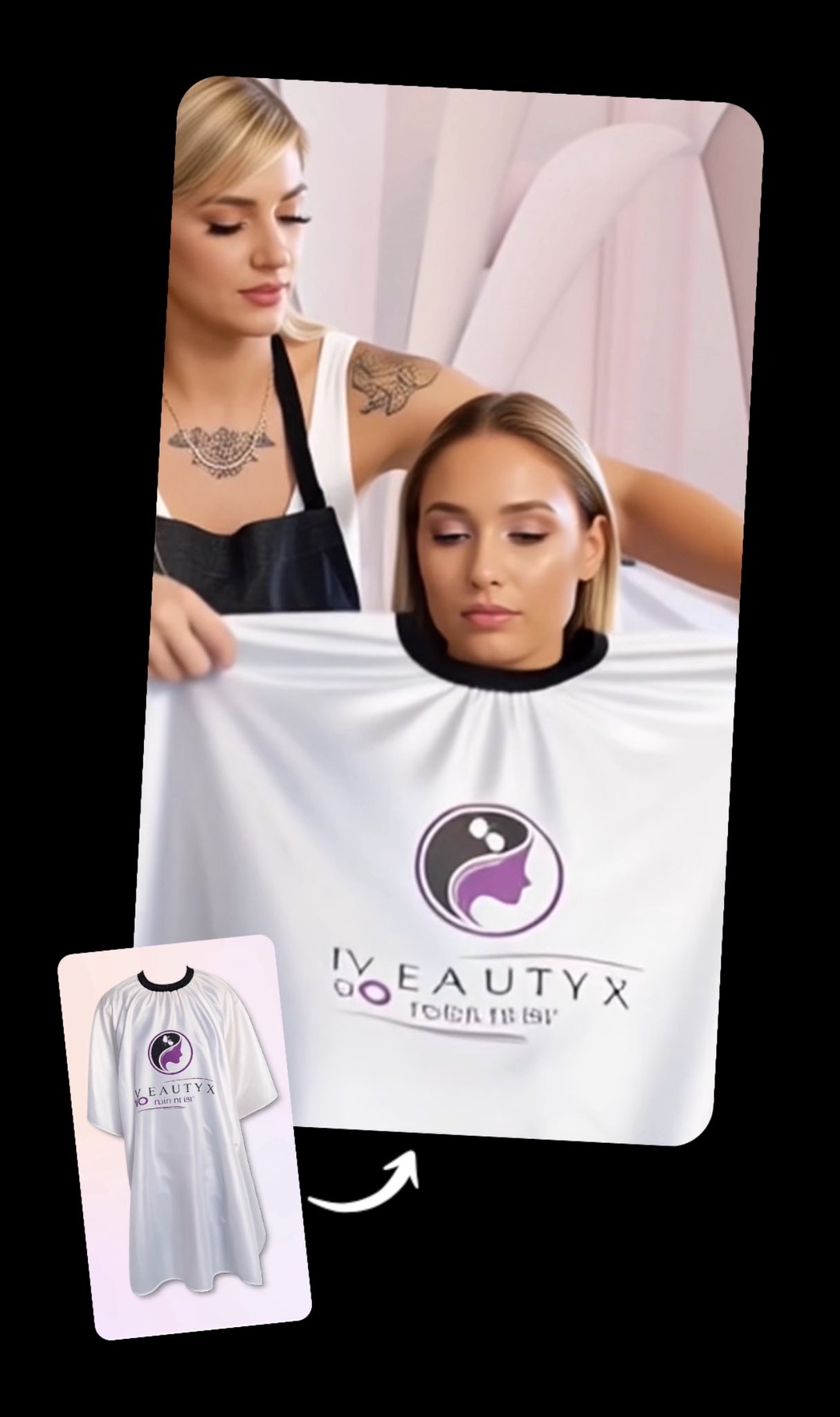 פלרינה ממותגת למעצבי שיער והחלקות