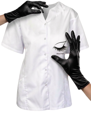 חלוק עבודה דגם קלאסי צווארון סיני