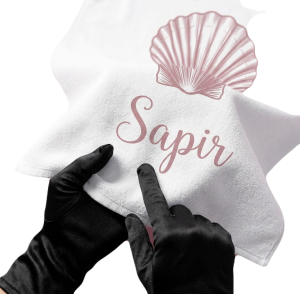 מגבת חוף (הדפסת שם \ לוגו)